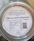 Pâté Au Piment D'espelette Du Haut-bois