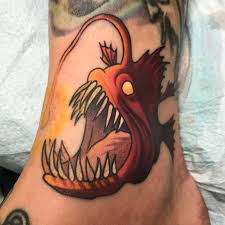 This list only includes monsters from official advanced dungeons & dragons 2nd edition supplements published by tsr, inc. New School Angler Fish Tattoo By Veronica Dey Angler Fish Tattoo Fish Tattoos Angler Fish