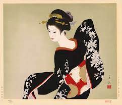 You will learn why nature has always been central to the japanese way of life, and how the edo era produced some of the most exquisite paintings of beautiful women. Gesture By Shimura Tatsumi C 1980 Japanese Prints Japanese Drawings Japanese Art