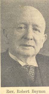 Reverend Robert Beynon of Carmel Chapel, Abercrave