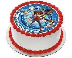Edible Bakugan Birthday Cake Topper Birthday Party Wafer Paper 7 5 Uncut Unbranded Birthdaychild Birthday Cake Toppers Birthday Birthday Party Cake