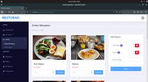 Aplikasi ini berguna untuk mengelola data penjualan makanan, sampai dengan laporannya. Source Code Aplikasi Kasir Restoran Berbasis Web Source Code Aplikasi
