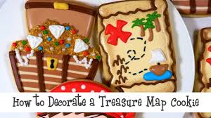 How To Decorate A Treasure Map Cookie Sugar Cookies Decorated Favorite Cookies Birthday Cookies