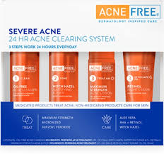 Acnefree 24 Hour Severe Acne Clearing System 1 Kit Walmart Com