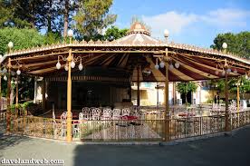 Disneyland Carnation Gardens Bandstand Gazebo Pergola Outdoor Structures