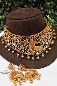 Pin By Vijay Jewellery On Imitation Jewellery 1 Gram Gold Jewellery Gold Design Statement Necklace