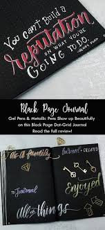 Product Review The Black Page Journal Chocolate Musings Dot Grid Notebook Journal Grid Notebook