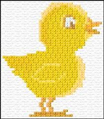 Our selection of patterns includes easy beginner patterns to advanced x stitch patterns. Baby Chick Cross Stitch Designs