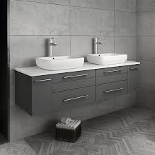 fresca 60 inch lucera double sink