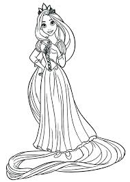 Flynn rider climbs rapunzel's tower coloring page from tangled category. Free Printable Rapunzel Coloring Pages Novocom Top
