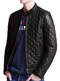 The Leather Factory Men S Genuine Lambskin Leather Crafted Fully Quilted Jacket At Amazon Men S Cloth Leather Jacket Men Jackets Men Fashion Vintage Jacket Men