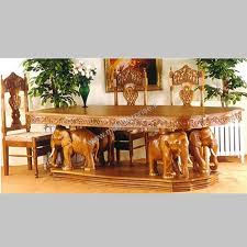 Starting at $349 /mo with affirm. Elephant Theme Wooden Hand Carved Dining Table Dining Table Wooden Dining Table Designs Wooden Dining Tables