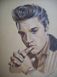 665 Elvis Presley Sold By Tomheyburn People Illustration Celebrity Drawings Elvis