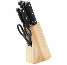 I started my set with a chef's knife that was less than $100. Mega Star 7 Piece Pcs Best Kitchen Knife Set With Wooden Block Stand Chef S Carver Boning Utility Pairing Knives And Scissors Stainless Steel Knife Set Price In India Buy Mega Star 7 Piece