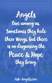 Angels Live Among Us Sometimes They Hide Their Wings But There Is No Disguising The Peace And Hope They Bring Spirit Guides Angelic Realm Archangels