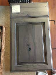 Our wide selection of kitchen accessories will help you complete the exact look you want. Starmark Rustic Hickory Accord Panel Driftwood Finish With Ebony Edge Glaze At Marsh Cabi Hickory Cabinets Hickory Kitchen Cabinets Gray Stained Cabinets