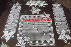 Kasnak Isi Salon Takimi Boncuk Boncuk Isi Orgu