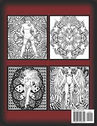 Free printable colorings pages to print and color. The Love And Death Fantasy Horror Coloring Book A Dark Fantasy Coloring Book For Adults 13 Beautiful Women With Goth Elements Coloring Pages By Manuscripts Mary S Amazon Ae