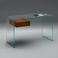 Schreibtisch lugano glas bxt 160x80cm grafit. Design Glasschreibtische Mit Schublade Von Dreieck Design Fly