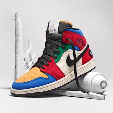 Jordan 1 Mid Se White Black Royal On Feet Jordan 1 Fearless Collection Release Dates Sneakernews Com Air Jordans Retro Air Jordans Nike Air Jordan Retro