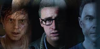 Just a picture i edited from an app that lets me merge pictures like this i  got 3 pictures dylan conrad and chris, until dawn,the quarry,man of medan i  figured their 3