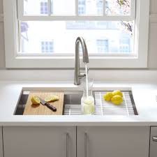 Prolific 33 L X 17 3 4 W X 11 Undermount Single Bowl Kitchen Sink With Accessories Single Bowl Kitchen Sink Undermount Kitchen Sinks Kitchen Sink Accessories