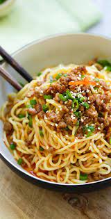 Dan Dan Noodles Savory And Spicy Sichuan Noodles With Ground Meat Dan Dan Mian Noodles Is Delicious Learn How To M Recipes Asian Recipes Szechuan Recipes