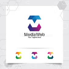 Logodesign.net offers a variety of letter m logo designs that you'll love to make your own. Digital Logo Letter M Design Vector With Modern Colorful Pixel I Indivstock