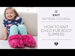 Enjoy the videos and music you love, upload original content, and share it all with friends, family, and the world on youtube. Red Heart Child Fur Boot Slippers Yarnspirations