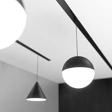Simultaneously graphic and subtle, the running magnet is flexible, precise, and as creative as you. Buy Flos Architectural The Running Magnet 2 0 Cone Dali Black By Flos Architectural Designer Dmlights Com