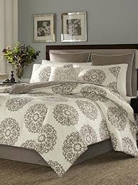 Try a gold comforter set from the austin horn classics collection; Stone Cottage Medallion Cotton Sateen 4 Piece Comforter Set King Buy Online In Andorra At Andorra Desertcart Com Productid 16915387
