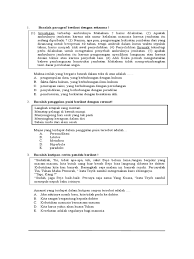 Kata yang tepat untuk melengkapi penggalan ayat tersebut. Soal Usbn Bhs Indonesia Pdf