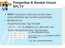 We did not find results for: Sistem Persamaan Linear Tiga Variabel Spltv Logo Tujuan