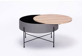 Midcentury oval coffee tables fashioned from wood strike a nice balance, as they'll add warmth to the room without feeling overbearing. Grey Catania Storage Coffee Table Amart Furniture