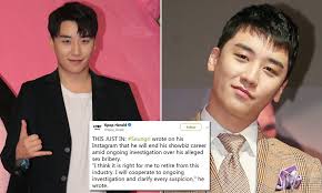 We did not find results for: Kpop Star Seungri Announces He S Retiring From Entertainment Biz Amid Sex For Investment Allegations Daily Mail Online