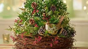 Learn How To Make A Diy Christmas Tree That S Perfect For Your Table Desk Or S Floral Christmas Tree Decorations Floral Christmas Tree Easter Tree Decorations