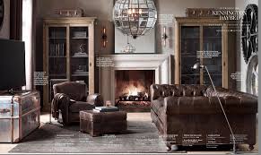 Restoration Hardware Setup Rustic Industrial Living Room Industrial Livingroom Industrial Living Room Furniture
