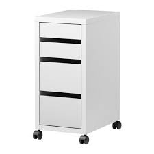 micke ladeblok op wielen wit 35x75 cm ikea werkplekken wit