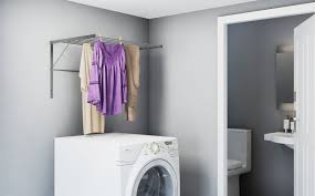 Maybe you would like to learn more about one of these? Easily Adjustable Folding Design Stainless Steel Wall Mount Clothes Drying Racks Set Of 2 Walmart Com Walmart Com