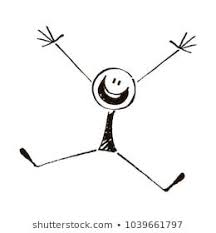 Happy Stick Figure 5vector Illustration Stock Vector Royalty Free 1039662673 Stick Figures Stick Figure Drawing Stick Drawings