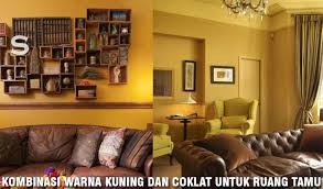 19 Gambar Kombinasi Warna Kuning Untuk Ruang Tamu Yang Bikin Betah