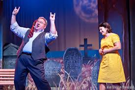 Caught between his daughter and his wife he feels completely trapped and unable to make either happy, The Addams Family Stowe Theatre Guild