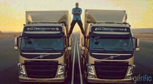 This continues until van damme is in a complete split. Jean Claude Van Damme Split Between Two Trucks Gifrific