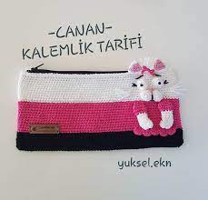 instagram da yuksel ekn kalemlik sirasi cananda ara biraz uzadi ama sonunda geldi amigurumi tarif kal kalemli k orgu cantalar
