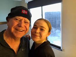 My daughter Hope and I had just finished a five-mile run