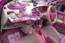 Top 10 Wacky Car Interiors The Hog Ring Hello Kitty Car Hello Kitty Kitty