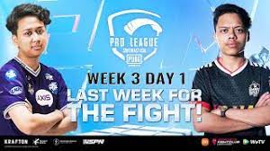 En 2021 Pmpl Sea Championship W3d1 S4 Last Week For The Fight Youtube