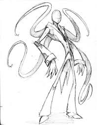 How do you sketch a person? Simple Creepy Simple Slender Man Drawings Novocom Top