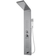 Details Zu 5 In 1 Shower Panel Tower Stainless Steel Multi Function Faucet Regendusche