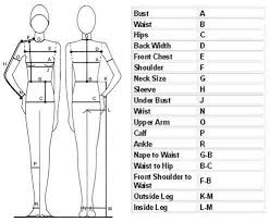17 Clothing Size Chart Templates Word Excel Formats